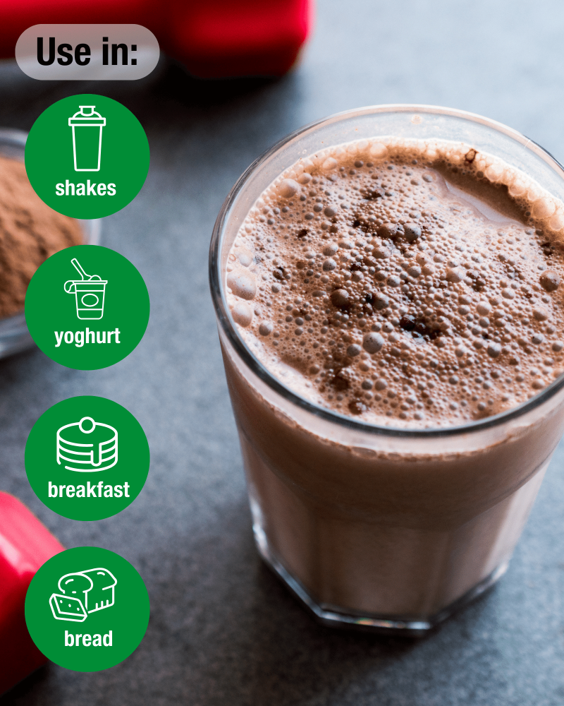 Purasana Vegan protein mix pumpk/sunfl/hemp -cocoa 400gr - Image 3