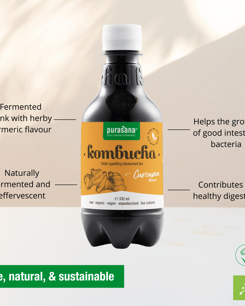 Kombucha Curcuma 330ml - Image 3