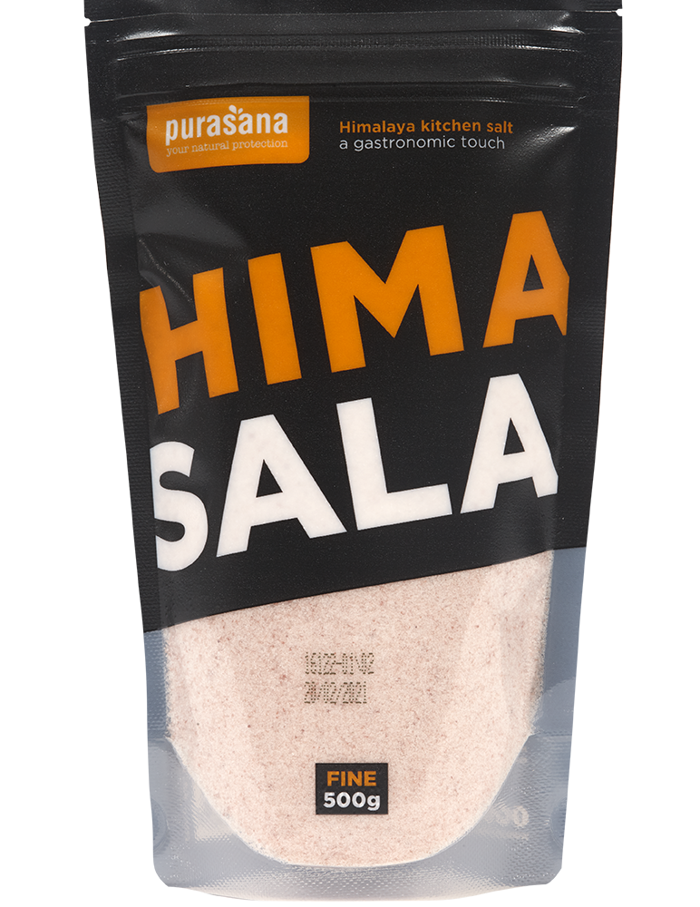 Purasana Himasala Fine Kitchen Salt bag 500gr