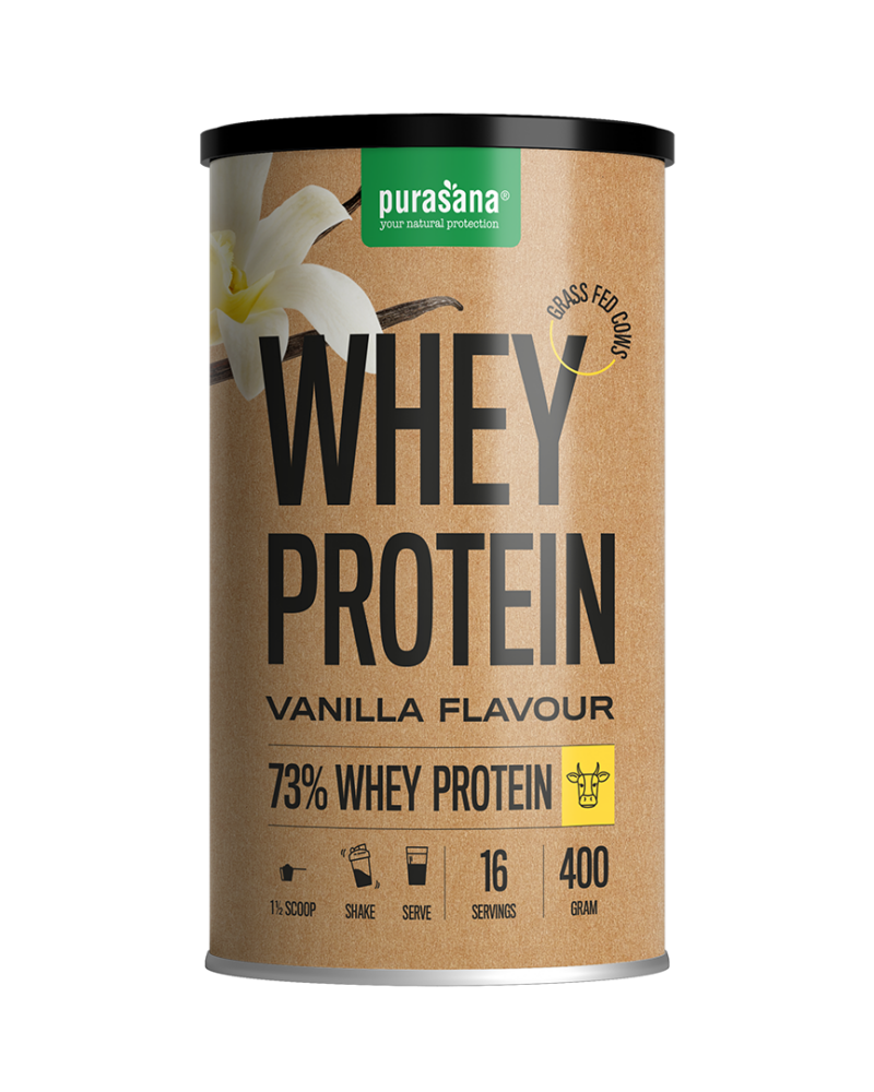 Purasana Whey protein 73% vanilla 400gr