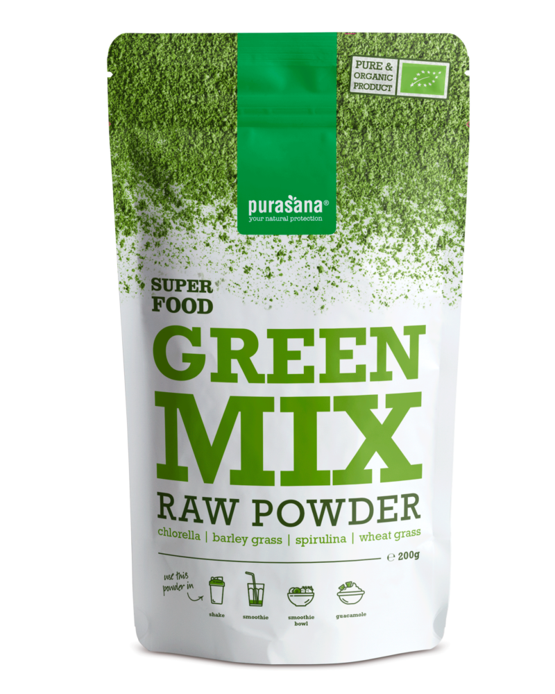 Purasana Green mix raw powder 200g