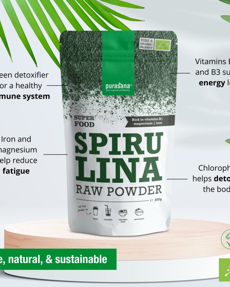 Purasana Spirulina 200 grams - Image 2