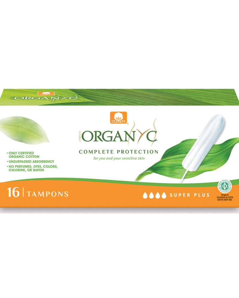 Organyc Digital Tampons SUPER PLUS 4 Drops x16