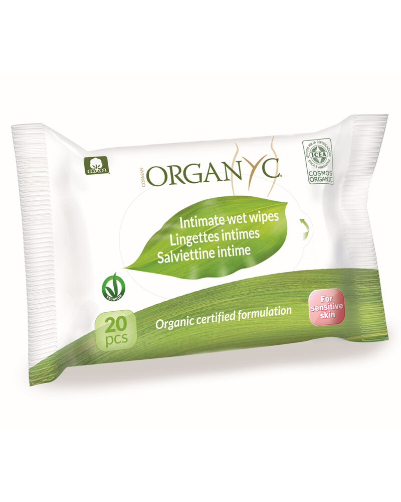 Organyc Intimate Wet Wipes x20